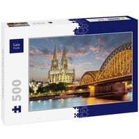 Lais Puzzle Köln Skyline mit Dom und Brücke 500 Teile von Lais Systeme