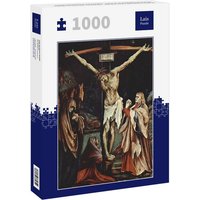 Lais Puzzle Mathis Gothart Grünewald - Christus am Kreuz, Maria, Maria Magdalena und Hl. Johannes, Gesamtansicht 1000 Teile von Lais Systeme