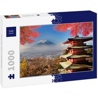 Lais Puzzle Mount Fuji Japan in Herbstfarben 1000 Teile von Lais Systeme