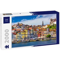 Lais Puzzle Porto, Portugal Altstadt-Silhouette am Douro-Fluss 2000 Teile von Lais Systeme