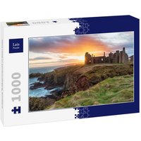 Lais Puzzle Slains Castle im Sonnenuntergang, Schottland 1000 Teile von Lais Systeme