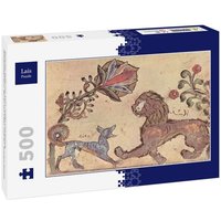Lais Puzzle Syrischer Maler um 1210 - Kalîla und Dimna, Schakalmärchen, Szene: Der Löwe und der Schakal Dimna 500 Teile Lais Puzzle Syrischer Maler um 1210 - Kalîla und Dimna, Schakalmärchen, Szene: Der Löwe und der Schakal Dimna 500 Teile von Lais Systeme