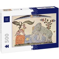 Lais Puzzle Syrischer Maler von 1354 - Kalîla und Dimma von Bidpai, Der Hase und der Elefantenkönig 500 Teile Lais Puzzle Syrischer Maler von 1354 - Kalîla und Dimma von Bidpai, Der Hase und der Elefantenkönig 500 Teile von Lais Systeme