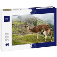 Lais Puzzle Trinkendes Lama bei Machu Picchu 500 Teile Lais Puzzle Trinkendes Lama bei Machu Picchu 500 Teile von Lais Systeme