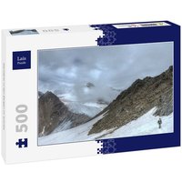 Lais Puzzle Wanderer in den Bergen im Schnee 500 Teile von Lais Systeme