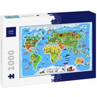 Lais Puzzle Weltkarte in französisch 1000 Teile von Lais Systeme