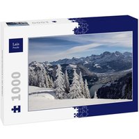Lais Puzzle Winterlandschaft in den Bergen 1000 Teile von Lais Systeme