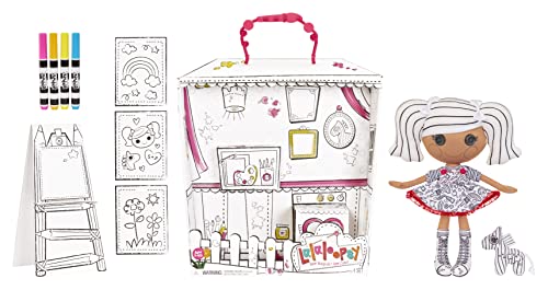 Lalaloopsy Colour Me-Puppe - Spot Splatter Splash - 33,02 cm große Künstlerpuppe mit Haustier-Zebra - Stiften, Mode, Staffelei & Leinwänden - Zeichnen, Ausmalen, Abwaschen & Wiederholen - Ab 3 Jahre Lalaloopsy Colour Me-Puppe - Spot Splatter Splash - 33,02 cm große Künstlerpuppe mit Haustier-Zebra - Stiften, Mode, Staffelei & Leinwänden - Zeichnen, Ausmalen, Abwaschen & Wiederholen - Ab 3 Jahre von Lalaloopsy