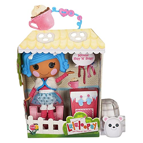 Lalaloopsy Puppe Mittens Fluff 'N' Stuff mit Haustier "Polar Bear" - 33 cm Winterpuppe mit Weiß-Blauem Outfit & Schuhen, in wiederverwendbarem Haus-Spielset für Kinder ab 3 Jahren[Exklusiv bei Amazon] von Lalaloopsy