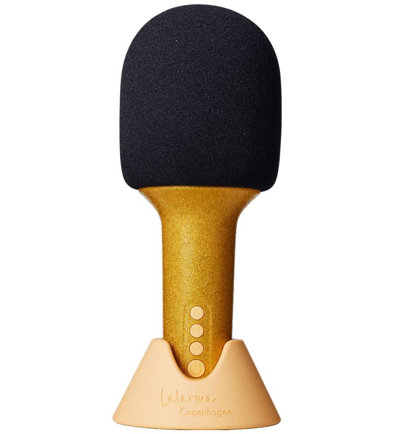 Lalarma Mikrofon - Glitter Hain - Gold - Lalarma - One Size - Musikinstrumente Lalarma Mikrofon - Glitter Hain - Gold - Lalarma - One Size - Musikinstrumente von Lalarma