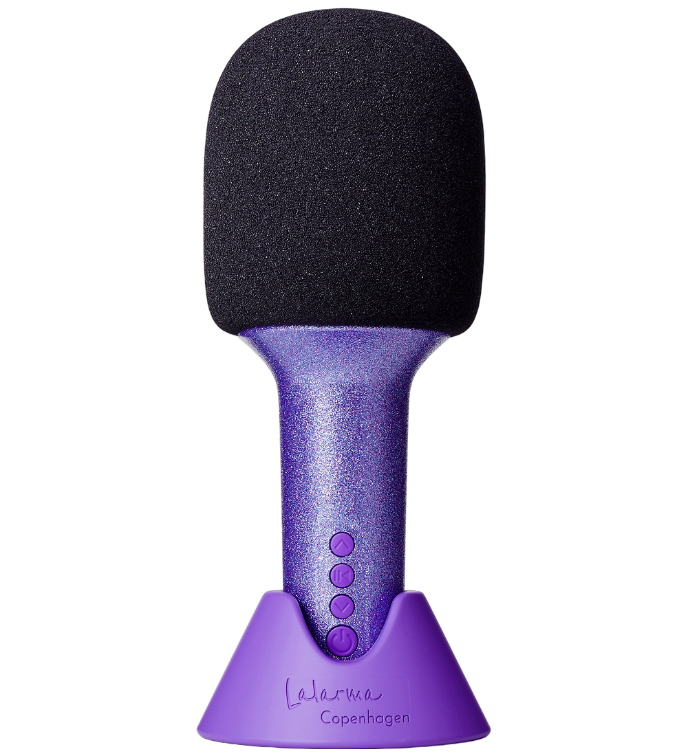 Lalarma Mikrofon - Glitter Hain - Lila - Lalarma - One Size - Musikinstrumente Lalarma Mikrofon - Glitter Hain - Lila - Lalarma - One Size - Musikinstrumente von Lalarma