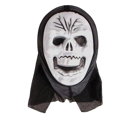 Lalieffacely Horror Maske Gruselmaske für Halloween Party Cosplay (Schwarz) von Lalieffacely