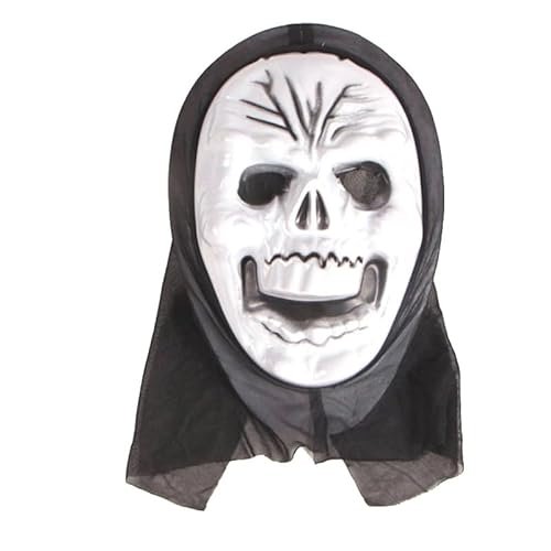Lalieffacely Horror Maske Gruselmaske für Halloween Party Cosplay (Weiß) von Lalieffacely