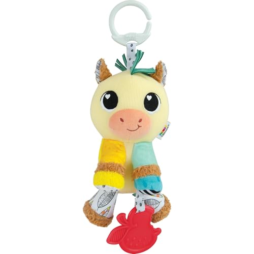 LAMAZE Carson Clydesdale - Clip & Go Babyspielzeug für den Kinderwagen - Sensorik für Babys - Frühes Lernspielzeug ab 0-6 Monaten - Fachmännisch entworfen für Neugeborene - Geschenke zur Babyparty von Lamaze