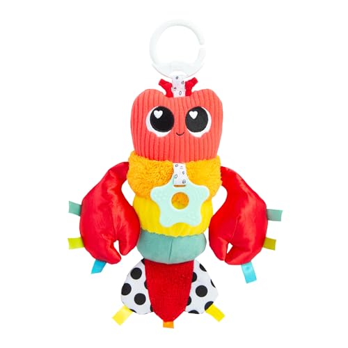 LAMAZE Liam Der Hummer Clip & Go, Baby-Sensorikspielzeug mit Texturen und Knistereffekten, Beißklauen, Kinderwagenclip, Buntes Entwicklungsspielzeug für Neugeborene und Babys, Ab Geburt Geeignet LAMAZE Liam Der Hummer Clip & Go, Baby-Sensorikspielzeug mit Texturen und Knistereffekten, Beißklauen, Kinderwagenclip, Buntes Entwicklungsspielzeug für Neugeborene und Babys, Ab Geburt Geeignet von Lamaze