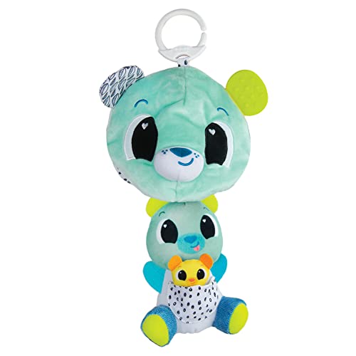 Lamaze L27469 3-in-1 Clip & Go Bear, Mitnführen, Kinderwagen Babyspielzeug, Spielzeug für Babys mit Farben und Geräuschen, Entwicklungsspielzeug für Jungen und Mädchen von 0 bis 24 Monaten, Blau Lamaze L27469 3-in-1 Clip & Go Bear, Mitnführen, Kinderwagen Babyspielzeug, Spielzeug für Babys mit Farben und Geräuschen, Entwicklungsspielzeug für Jungen und Mädchen von 0 bis 24 Monaten, Blau von Lamaze