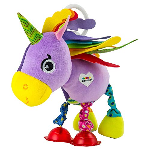 Lamaze Baby Spielzeug "Ella, das Einhorn" Clip & Go, Greifling, Stoffspielzeug Kleinkind, Motorikspielzeug Beißen, Greifen & Geräusche Erzeugen, Geschenke zur Geburt, Babyspielzeug ab 0 Monaten Lamaze Baby Spielzeug "Ella, das Einhorn" Clip & Go, Greifling, Stoffspielzeug Kleinkind, Motorikspielzeug Beißen, Greifen & Geräusche Erzeugen, Geschenke zur Geburt, Babyspielzeug ab 0 Monaten von Lamaze