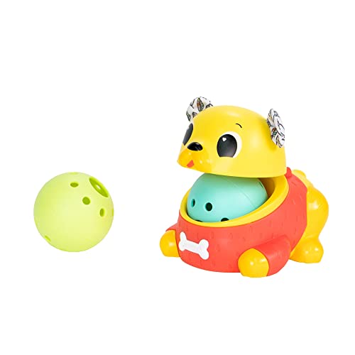 Lamaze Crawl & Chase Pug Popper, Babyspielzeug für Neugeborenes, sensorisches Spielzeug für Babys mit Farben, Geschenk für werdende Eltern, Entwicklungsspielzeug Jungen und Mädchen 18 Monate + von Lamaze