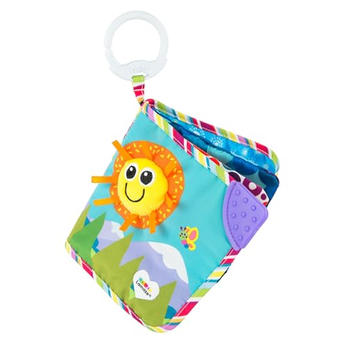 Lamaze L27186 Baby, Freundebuch Clip & Go, Hochwertiges Kleinkindspielzeug, Weiches Fühlbuch aus Stoff, BabyBuch Anhänger zur Stärkung der ElternKindBeziehung, Babygeschenke, Babybuch ab 0 Monaten von Lamaze