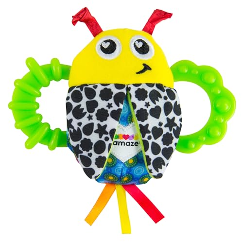 Lamaze LC27078 – Rassel Marienkäfer, Babyspielzeug, Babyspielzeug von Lamaze