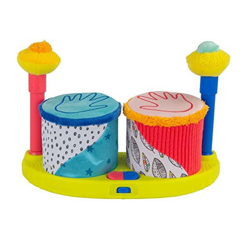 Lamaze Squeeze Beats erstes Schlagzeug,musikalisches Babyspielzeug,sensorisches Spielzeug für Babys mit Farben,Geschenk Eltern,Entwicklungsspielzeug Jungen & Mädchen 12 Monate +,L27472,Mehrfarbig von Lamaze