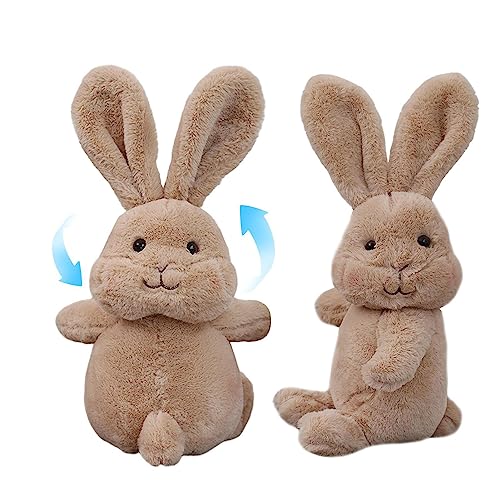2 Plüschhase Ostern Plüschspielzeug für Kaninchen mit 360 Grad drehbarem Kopf, Ostern, realistisch, weich, Ostergeschenke für Jungen und Mädchen 2 Plüschhase Ostern Plüschspielzeug für Kaninchen mit 360 Grad drehbarem Kopf, Ostern, realistisch, weich, Ostergeschenke für Jungen und Mädchen von Lambo