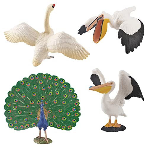 Lambo 5 Pfauenspielzeuge, realistische Pfauentiere, pädagogisches Set für Sammlung, Modelle Pelikane, Schwäne, Pfauen, Geburtstagsset für und Mädchen Lambo 5 Pfauenspielzeuge, realistische Pfauentiere, pädagogisches Set für Sammlung, Modelle Pelikane, Schwäne, Pfauen, Geburtstagsset für und Mädchen von Lambo
