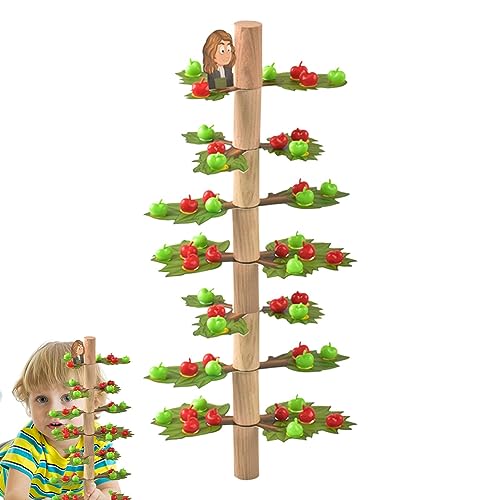 Lambo Balance-Spielzeug für Kinder,Interaktives Stapelspielzeug aus Holz für Kinder - Lernspiel zur Anregung der Fantasie, Balancespielzeug für praktische Fähigkeiten von Lambo