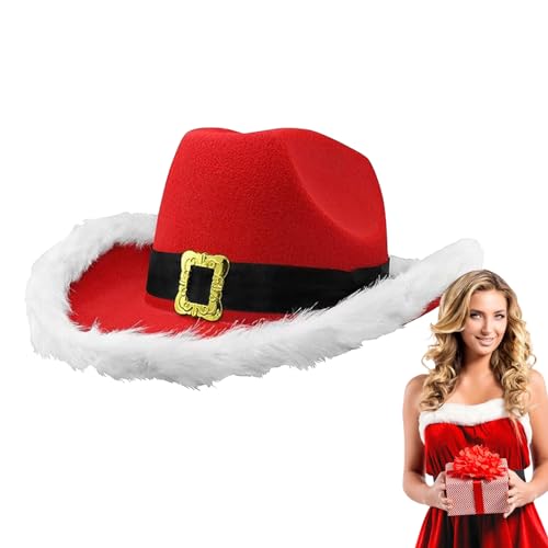 Lambo Cowboyhut des Weihnachtsmanns – Cow-Girlhut für Weihnachten, Cowboy-Kostüm-Zubehör, Kostüm-Hut, Cosplay-Zubehör für Männer und Frauen für Partyzubehör Lambo Cowboyhut des Weihnachtsmanns – Cow-Girlhut für Weihnachten, Cowboy-Kostüm-Zubehör, Kostüm-Hut, Cosplay-Zubehör für Männer und Frauen für Partyzubehör von Lambo