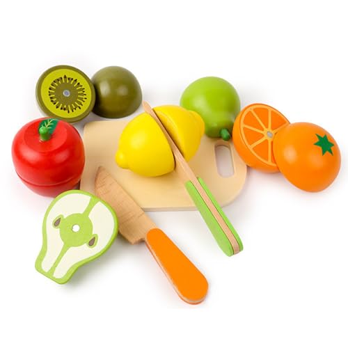 Lambo Holzschneide-Spielset | 8-teilig, wie Obst und Gemüse kochen, Spielnahrung auf Wasserbasis mit magnetischer Verbindung, für 3 bis 6 Jahre Lambo Holzschneide-Spielset | 8-teilig, wie Obst und Gemüse kochen, Spielnahrung auf Wasserbasis mit magnetischer Verbindung, für 3 bis 6 Jahre von Lambo