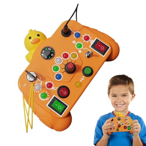 Lambo LED-Beschäftigtes Spielzeug, Kleinkind-Sensorbrett - Sensorisches LED-Spielzeug für Kleinkinder, Montessori-Brett - Spielzeug für die frühe Entwicklung von Vorschulkindern für Wohnzimmer, von Lambo