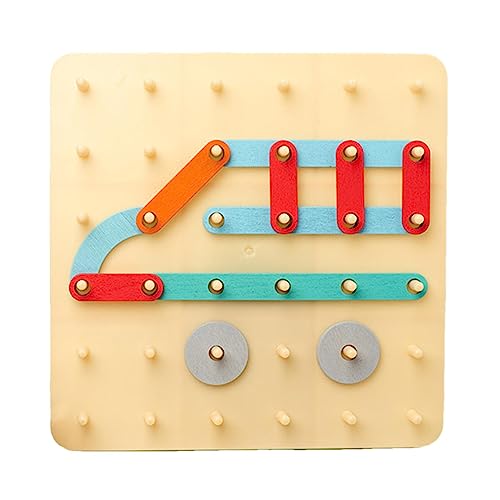 Lambo Perforiertes Brett, Gesellschaftsspiel, Feinmotorik, Pegboard, Assoziationsspiele, Puzzles für Kleinkinder, Lernspielzeug aus Holz, für Jungen und Mädchen Lambo Perforiertes Brett, Gesellschaftsspiel, Feinmotorik, Pegboard, Assoziationsspiele, Puzzles für Kleinkinder, Lernspielzeug aus Holz, für Jungen und Mädchen von Lambo