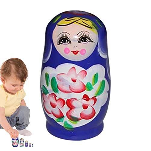 Lambo Puppen für Kleinkinder | Traditionelles russisches Souvenir | Traditionelle Babuschka Krippen-Hausdekoration, stapelbares Spielzeug aus Holz für Halloween Lambo Puppen für Kleinkinder | Traditionelles russisches Souvenir | Traditionelle Babuschka Krippen-Hausdekoration, stapelbares Spielzeug aus Holz für Halloween von Lambo