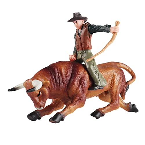 Lambo Rodeospielzeug, simulierte spanische Torero-Viehfiguren – Rodeoes Collection Playset Vorschule Wissenschaft Lernspielzeug kognitives Zubehör Geschenk für Kinder von 3 bis 5 Jahren 6 bis 12 Lambo Rodeospielzeug, simulierte spanische Torero-Viehfiguren – Rodeoes Collection Playset Vorschule Wissenschaft Lernspielzeug kognitives Zubehör Geschenk für Kinder von 3 bis 5 Jahren 6 bis 12 von Lambo