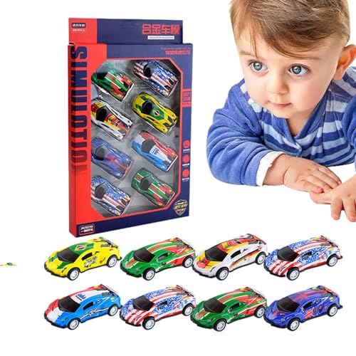 Lambo Rückziehautos für Kinder - Legierungs-Zugauto | Schlagfestes Autospielzeug, lustige Reibungsautos für Mädchen, Kinder, Weihnachten ab 3 Jahren von Lambo