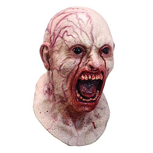 Lambo Zombie-Gesicht für Halloween | Realistische Zombie-Gesichtsbedeckung, schrecklicher Geist, Kopfbedeckung, Kostüm, Party, gruselig, Totenkopf, Cosplay, lustiges Gesicht Lambo Zombie-Gesicht für Halloween | Realistische Zombie-Gesichtsbedeckung, schrecklicher Geist, Kopfbedeckung, Kostüm, Party, gruselig, Totenkopf, Cosplay, lustiges Gesicht von Lambo