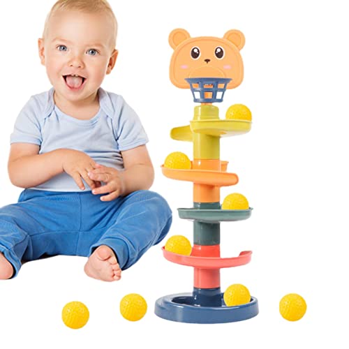 Tower Ball, Tower Ball, Drop and Roll Spielzeug, Kugelrampe, Wirbelspielzeug, Lernspielzeug für Jungen und Mädchen Tower Ball, Tower Ball, Drop and Roll Spielzeug, Kugelrampe, Wirbelspielzeug, Lernspielzeug für Jungen und Mädchen von Lambo