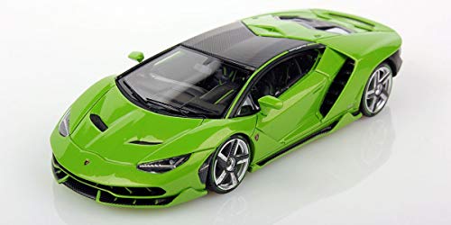 Lamborghini Centenario: Modellauto mit Federung, Maisto Maßstab 1:18, Türen und Motorhaube zum öffnen, Fertigmodell, lenkbar, grün von Lamborghini