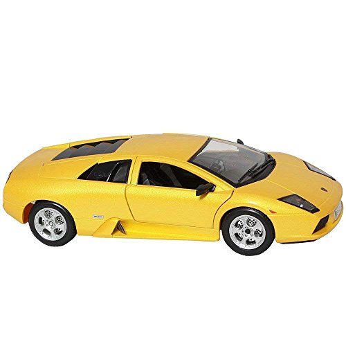 Lamborghini Murcielago, gelb, 2002, Modellauto, Fertigmodell, Bburago 1:24 Lamborghini Murcielago, gelb, 2002, Modellauto, Fertigmodell, Bburago 1:24 von Lamborghini
