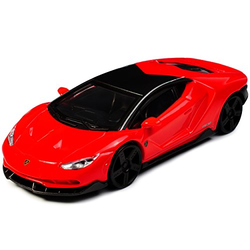 Lamborgihini Centenario LP770-4 Coupe Rot Orange Ab 2016 1/43 Burago Modell Auto mit individiuellem Wunschkennzeichen von Lamborghini