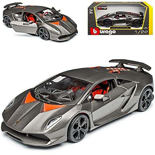 Lamborgihini Sesto Elemento Grau Coupe 1/24 Bburago Modell Auto von Lamborghini