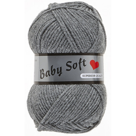 Lammy Baby Soft Garn 002 Grau von Lammy Yarns
