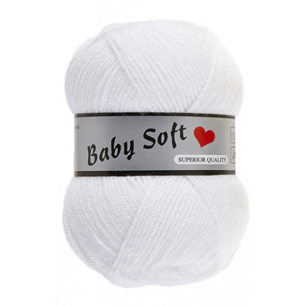Lammy Baby Soft Garn 005 Weiß von Lammy Yarns