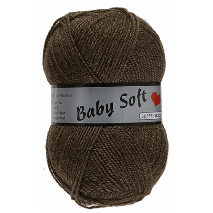 Lammy Baby Soft Garn 018 Braun von Lammy Yarns