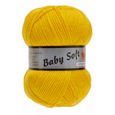 Lammy Baby Soft Garn 371 Gelb von Lammy Yarns