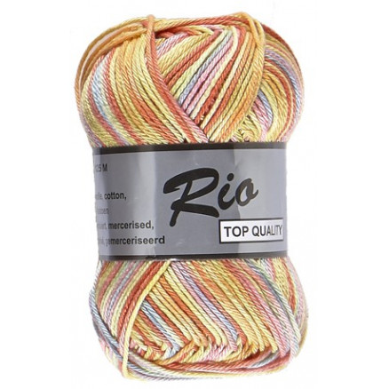 Lammy Rio Garn Print 634 Gelb/Orange/Rosa 50 Gramm von Lammy Yarns