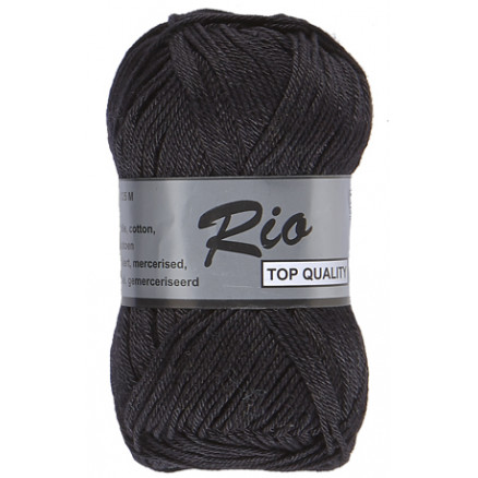 Lammy Rio Garn Unicolor 01 Schwarz von Lammy Yarns