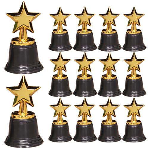 Lamppdcor 16pcs Awards und Trophäen, Trophäen für Kinder Star Mini Trophy, Plastic Trophy Award, 2,7 x 4,7 Zoll Preis und Trophäen für Partybevorzugungen, Requisiten, Belohnungen Lamppdcor 16pcs Awards und Trophäen, Trophäen für Kinder Star Mini Trophy, Plastic Trophy Award, 2,7 x 4,7 Zoll Preis und Trophäen für Partybevorzugungen, Requisiten, Belohnungen von Lamppdcor