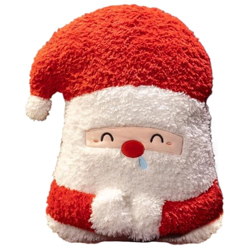 Lamppdcor 18 Zoll Santa Plüsch, Weihnachtskissen aus Baumwollgefüllte mit niedlichen Ausdrücken für Wohnkulturgeschenke Lamppdcor 18 Zoll Santa Plüsch, Weihnachtskissen aus Baumwollgefüllte mit niedlichen Ausdrücken für Wohnkulturgeschenke von Lamppdcor
