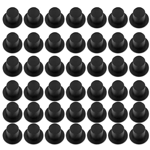 Lamppdcor 50pcs Weihnachten Mini Top Hut Plastik Black Miniatur DIY -Handwerk für Party Lamppdcor 50pcs Weihnachten Mini Top Hut Plastik Black Miniatur DIY -Handwerk für Party von Lamppdcor